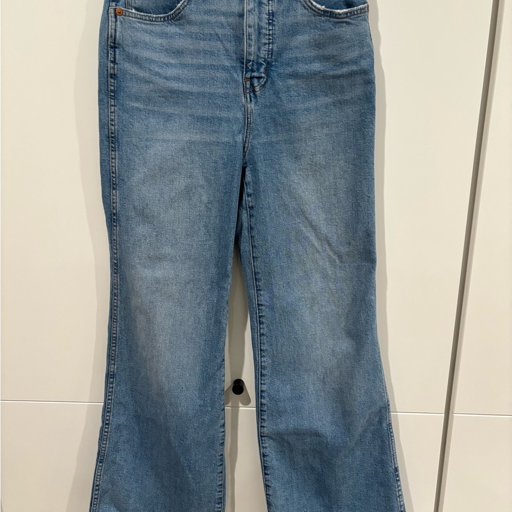 Madewell Women's Boot Cut Jeans in Light Blue